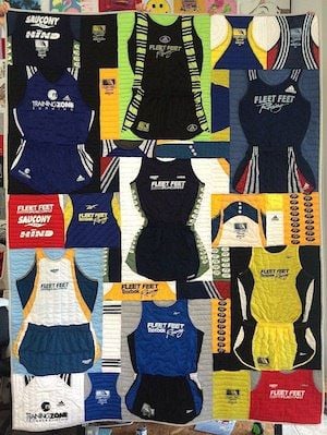 running shirt quilt