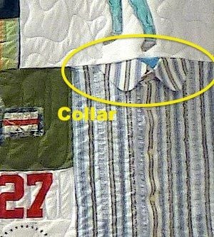 polo shirt quilt