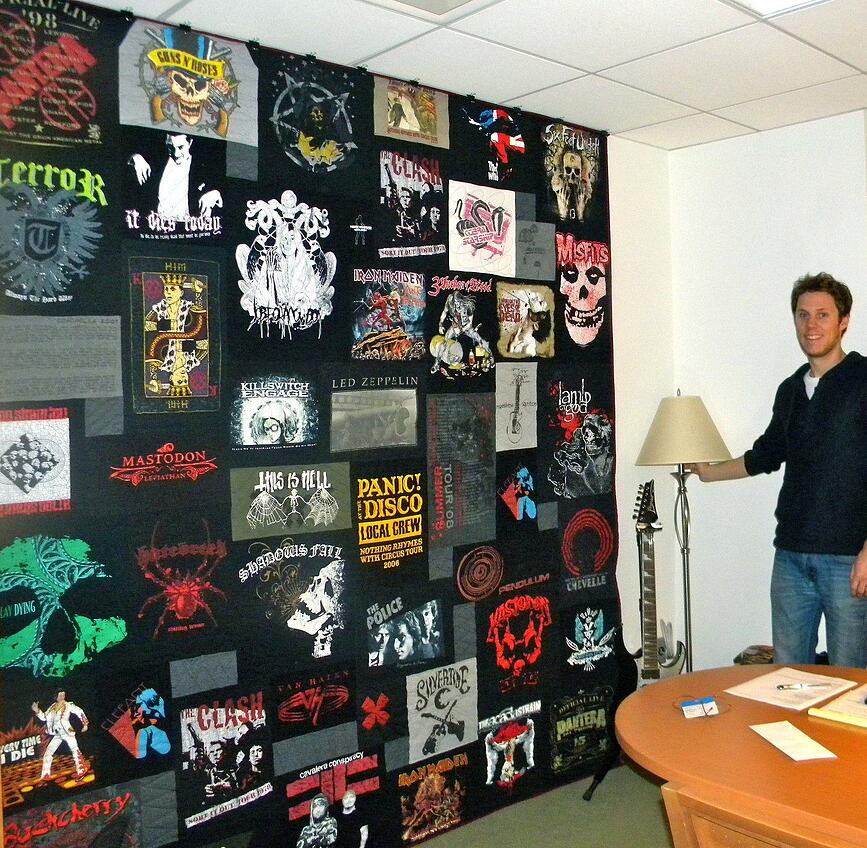 concert t shirt quilt