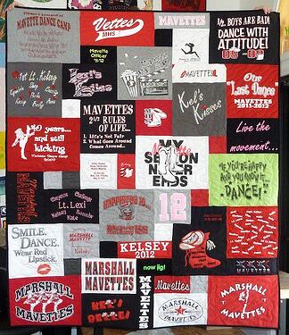 One T-shirt does not belong by Too Cool T-shirt Quilt