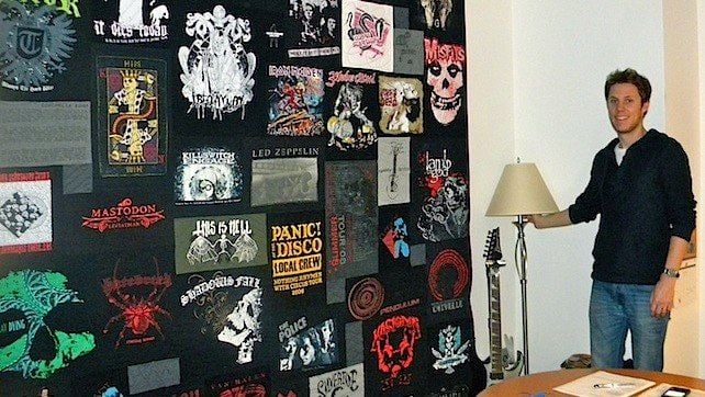 t shirt quilt wall hanging