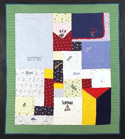 A quilt made from Baby Blankets Quilt