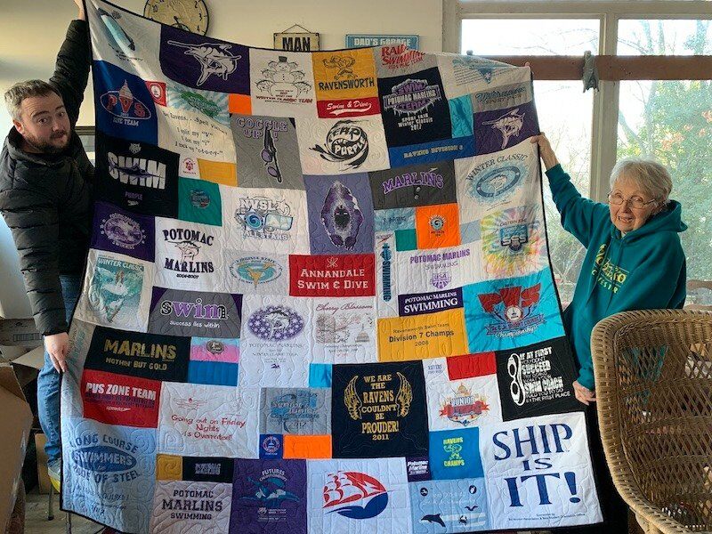 Double Sided swimming quilt