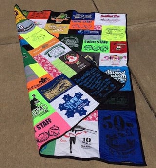 double sided tshirt quilt