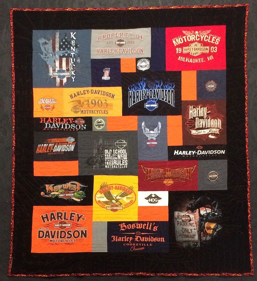 Photos of HarleyDavidson Tshirt Quilts