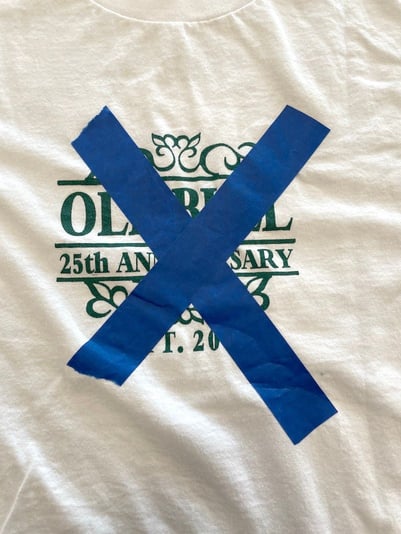 How to mark your T-shirts for a Too Cool T-shirt Quilt