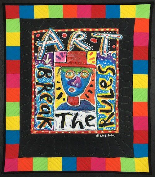 art mini t-shirt quilt by Too Cool T-shirt Quilts