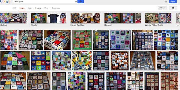 Google search of T-shirt Quilts