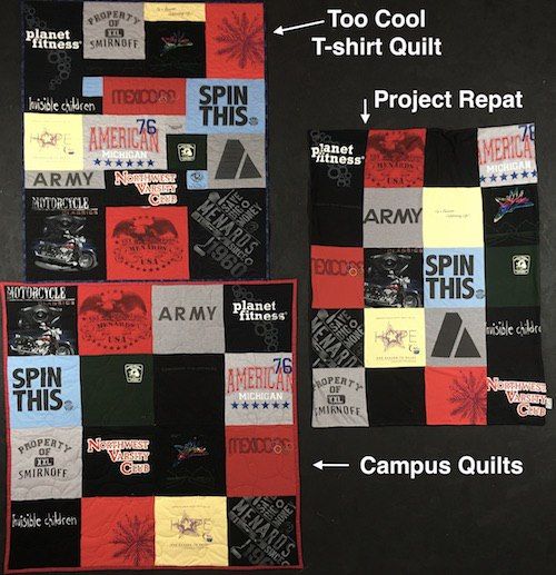 Download Compare Project Repat, Campus Quilts and Too Cool T-shirt Quilts